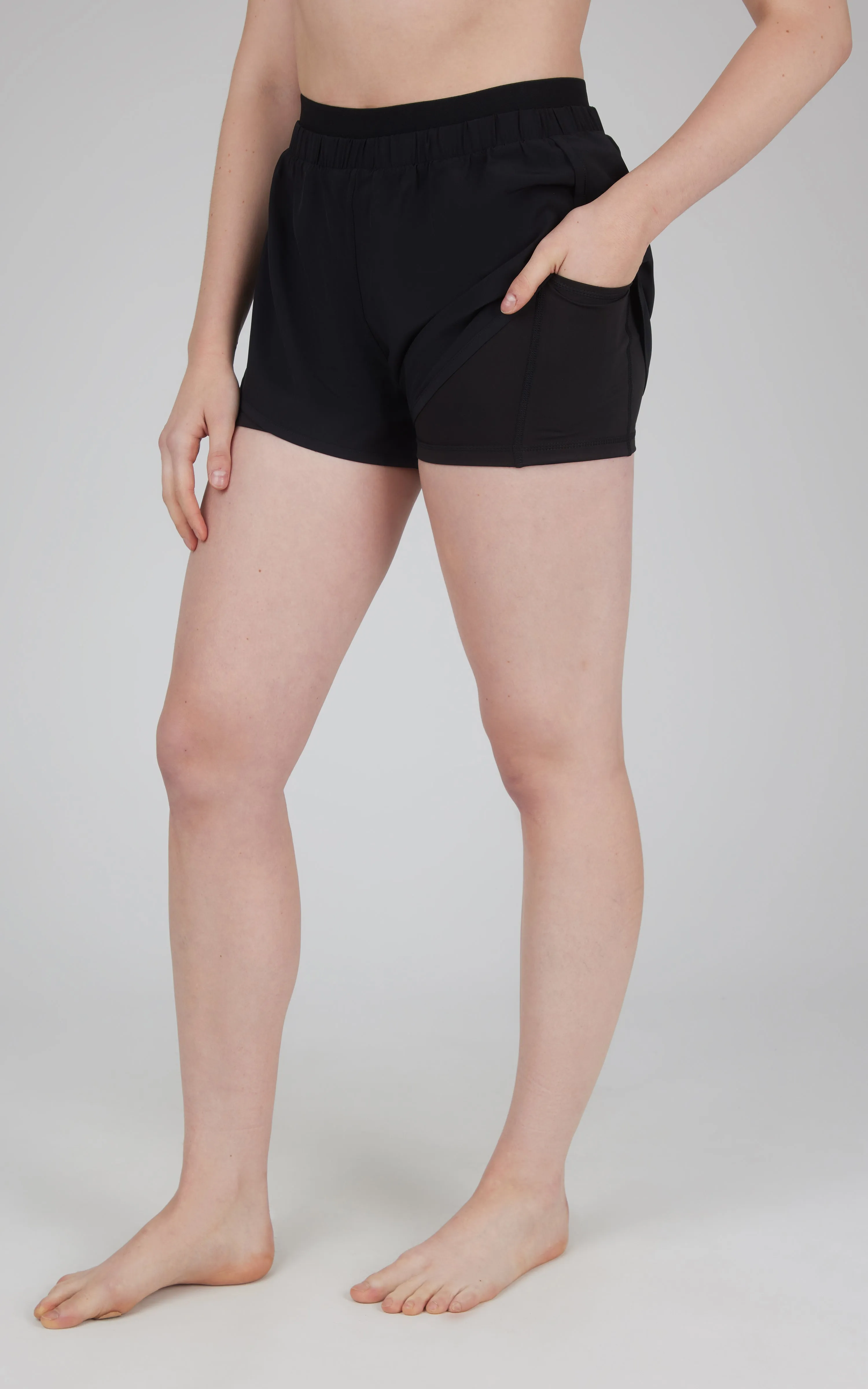 2 in 1 Novelty Waist Running Short