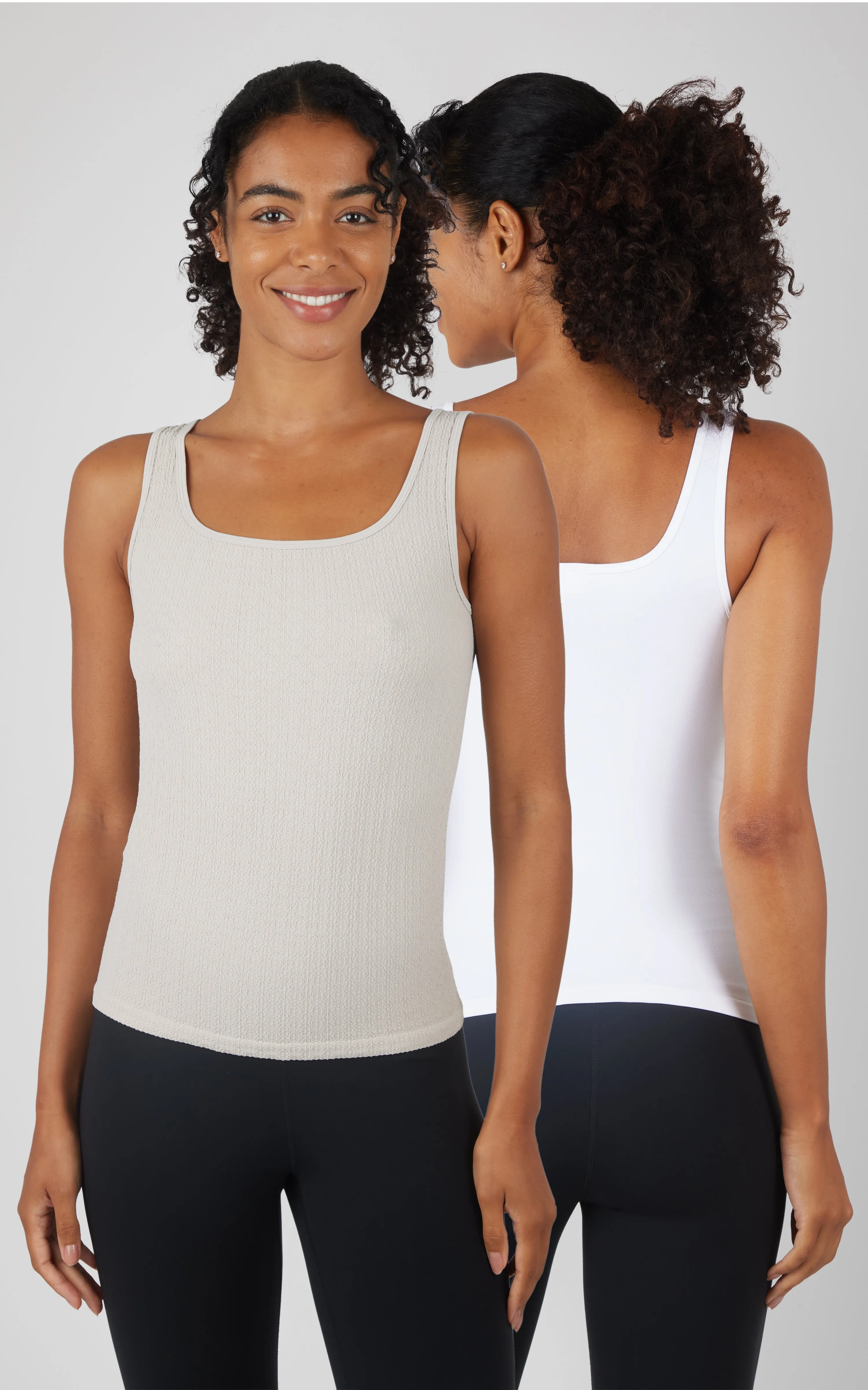 2 PK Square Neck Tank