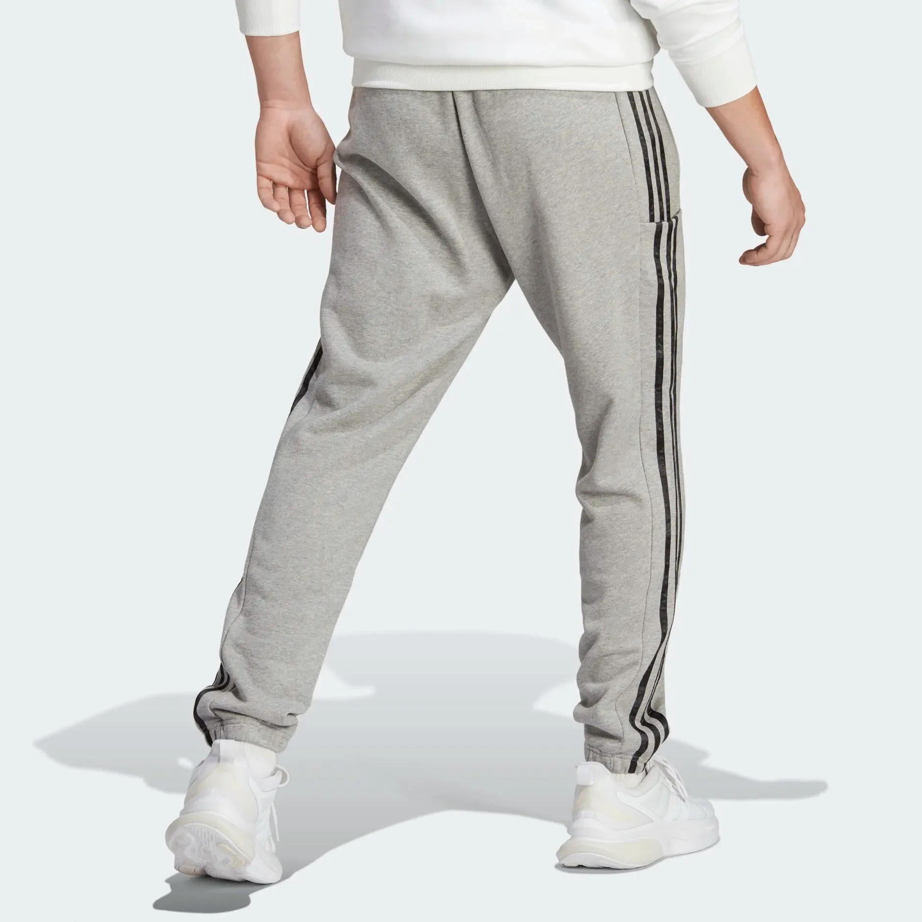 adidas French Terry Tapered Elastic Cuff 3-Stripes Men's pants