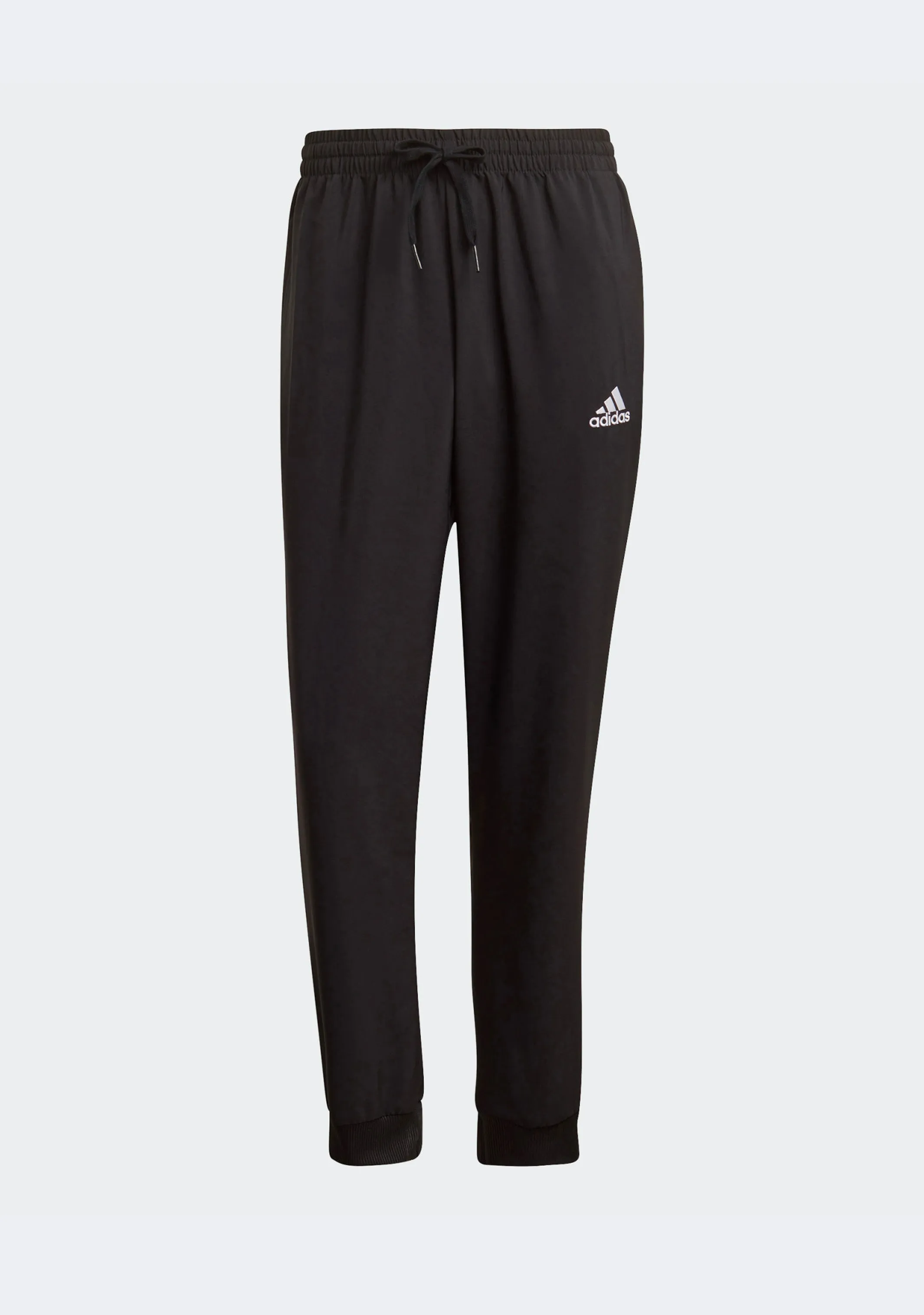 Adidas Men's Aeroready Essentials Stanford Tapered Cuff Embroidered Small Logo Pants Black