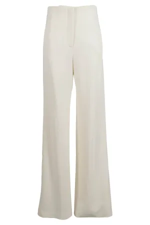 Alberta Ferretti High Waist Straight Leg Trousers