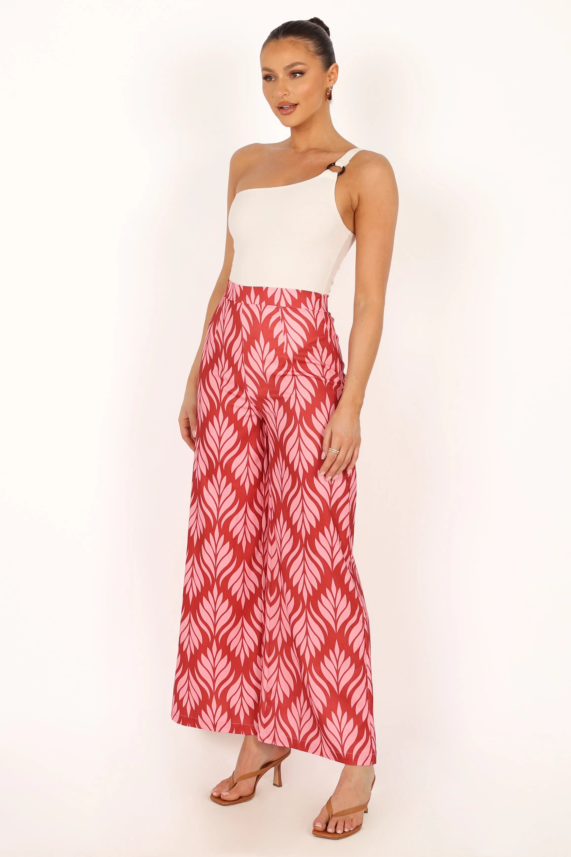 Alexia Wide Leg Pants - Pink