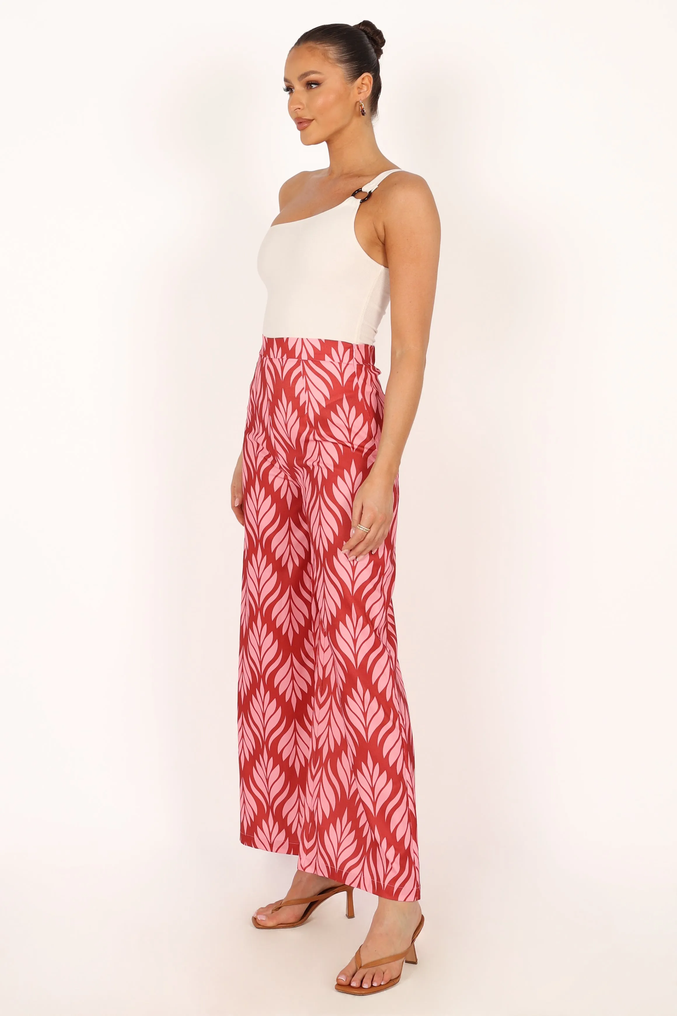Alexia Wide Leg Pants - Pink
