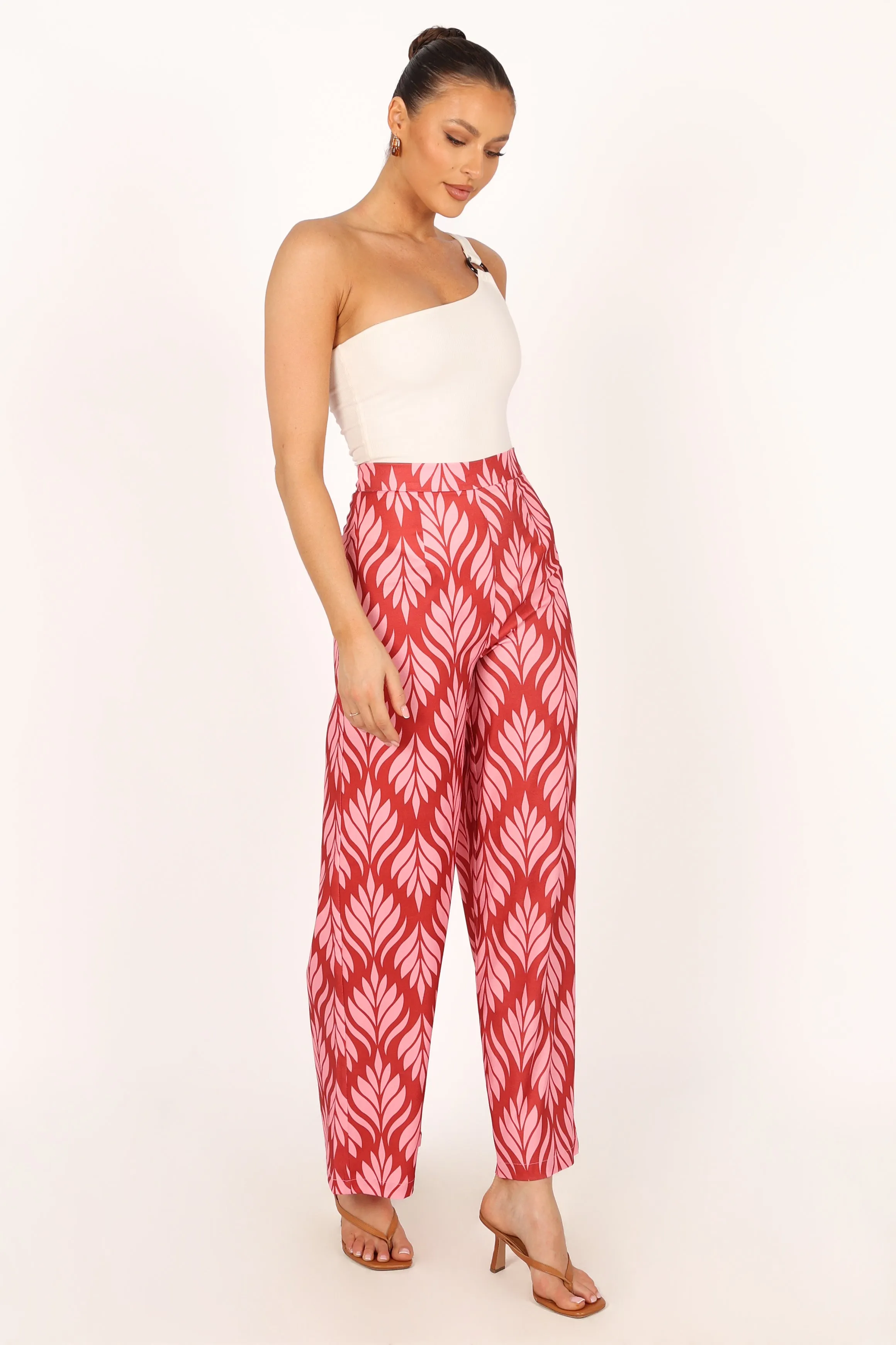 Alexia Wide Leg Pants - Pink
