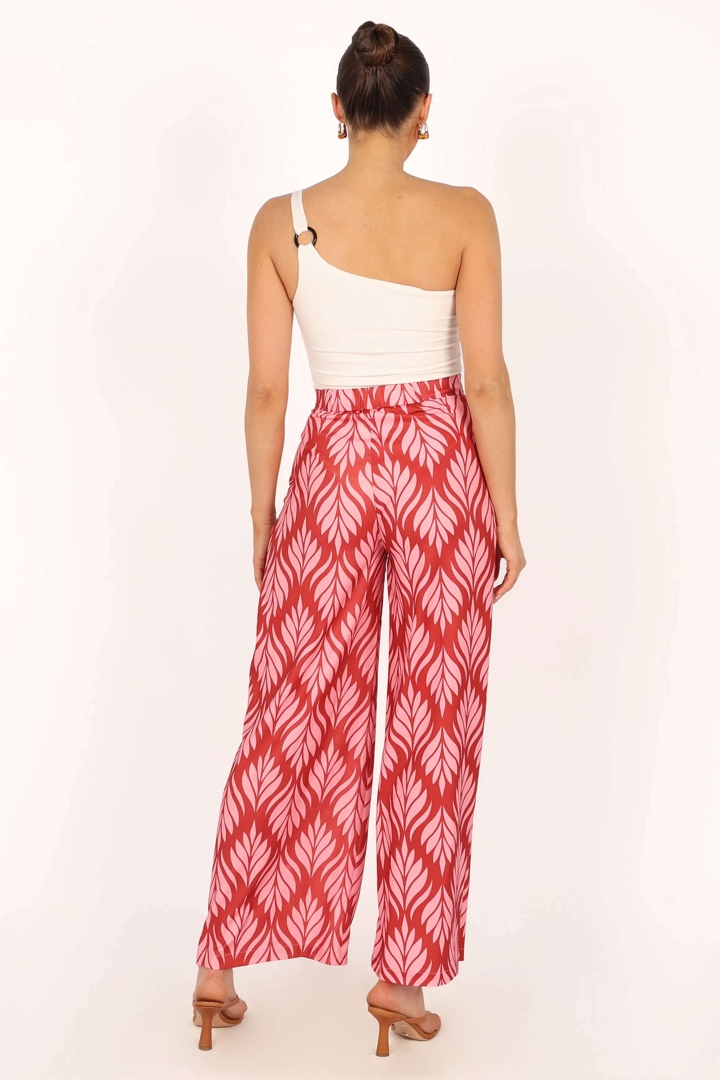 Alexia Wide Leg Pants - Pink