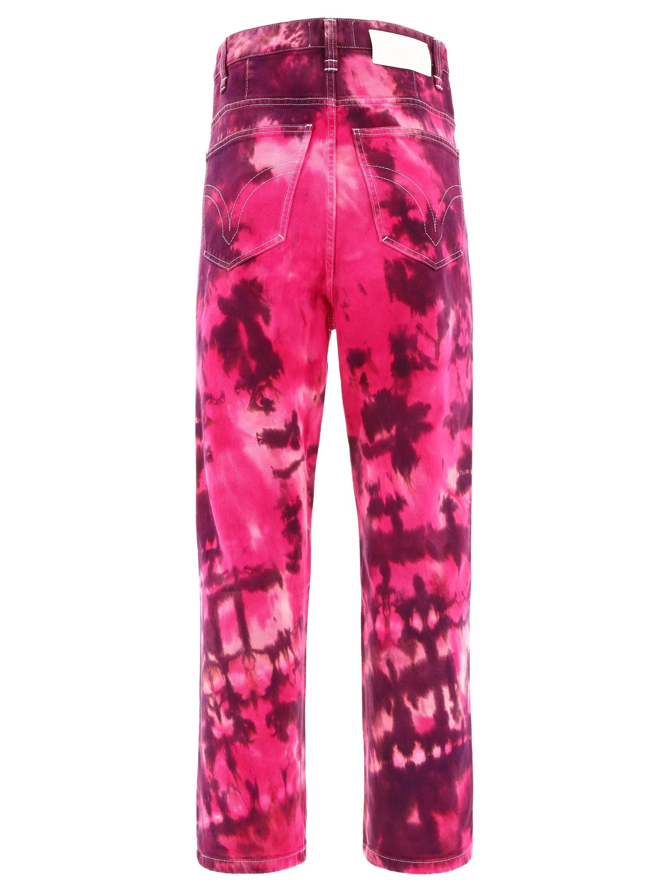 AMI Tie-Dyed High Waisted Trousers
