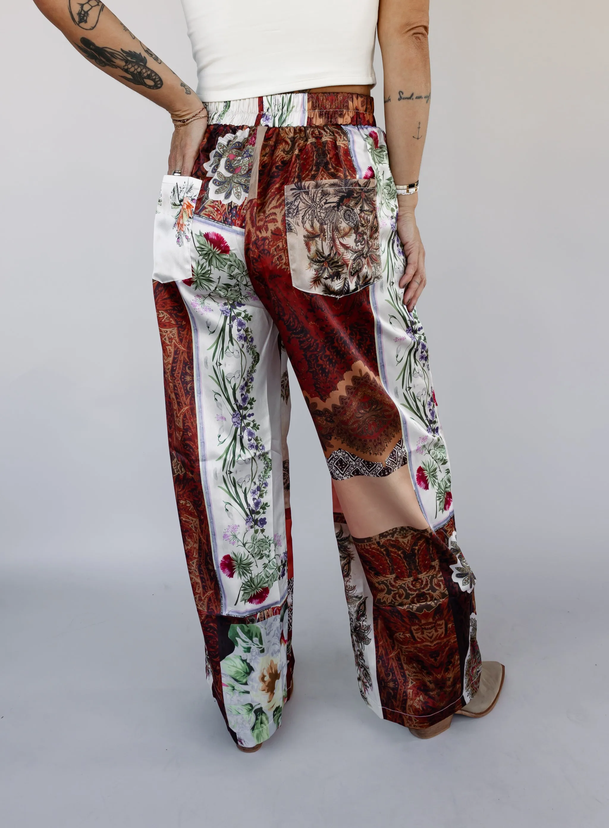 Ariana Patchwork Pants - Final Sale