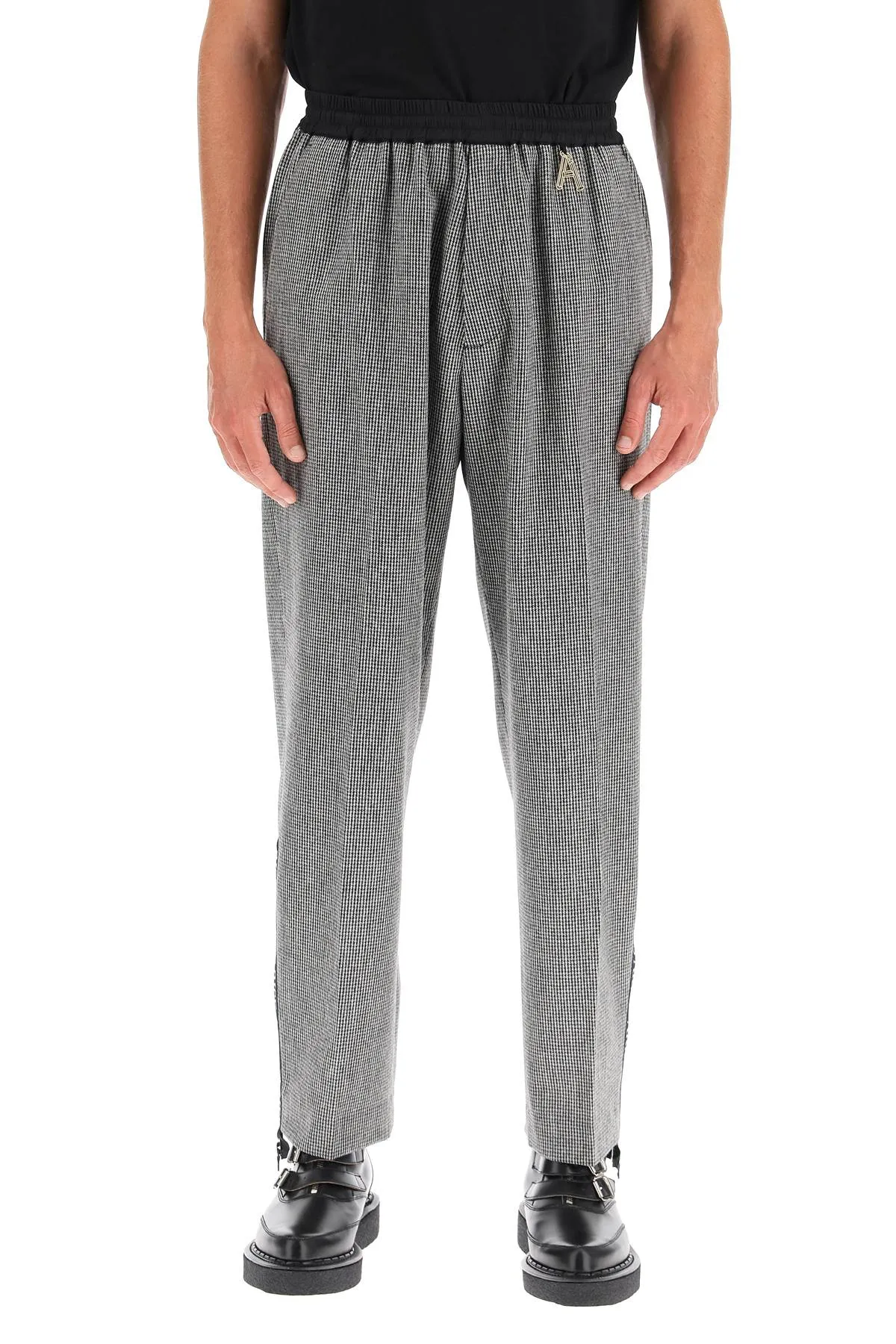Aries Houndstooth Elasticated Waist Pants