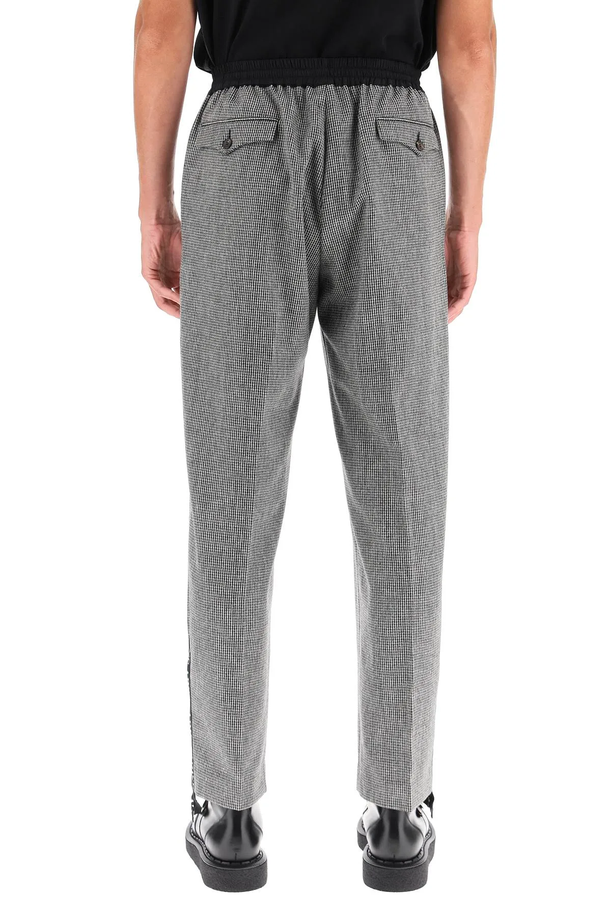 Aries Houndstooth Elasticated Waist Pants