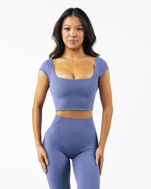 Aura Reya Top - Dusty Blue