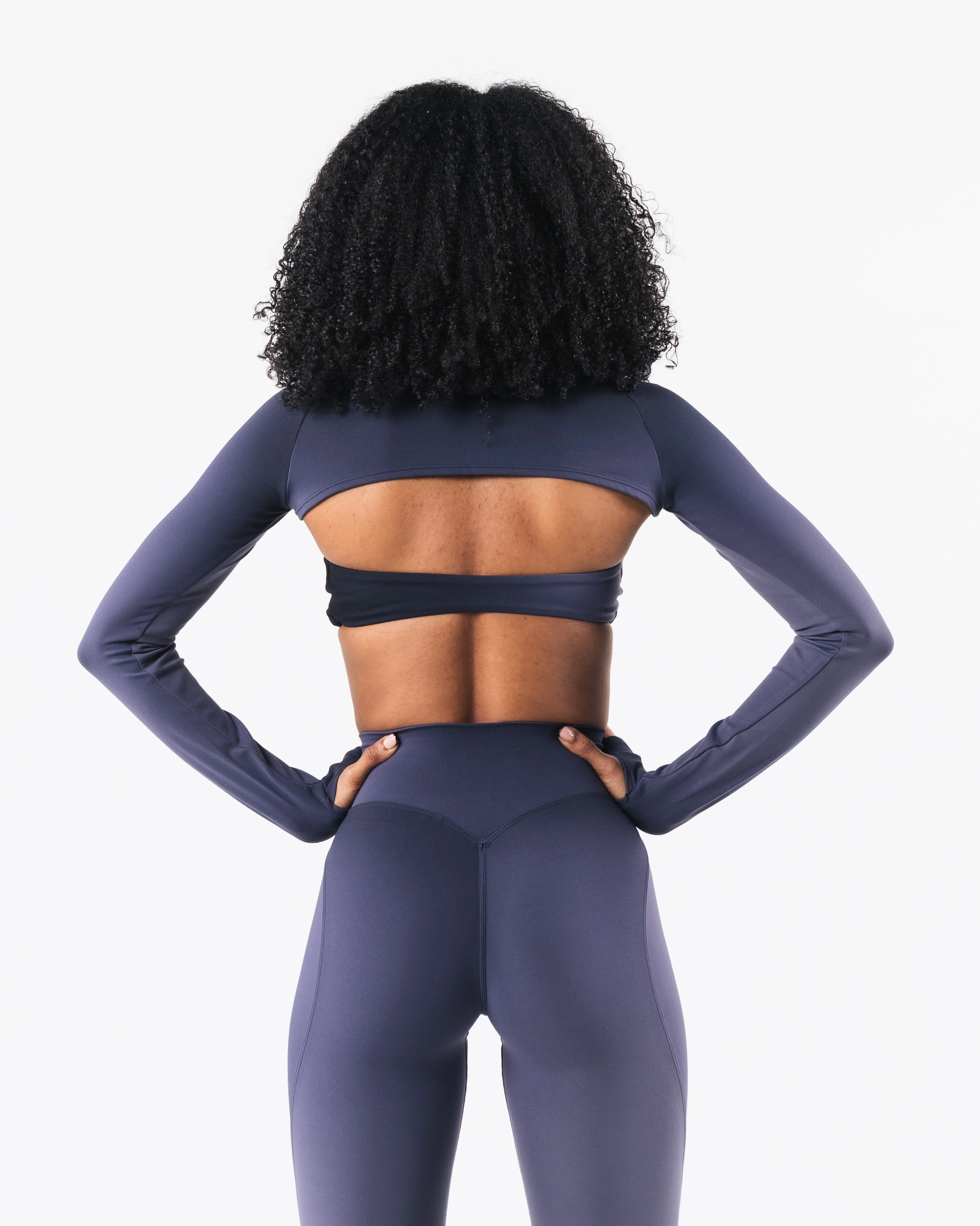 Aura Shrug LS - Aura Blizzard Print