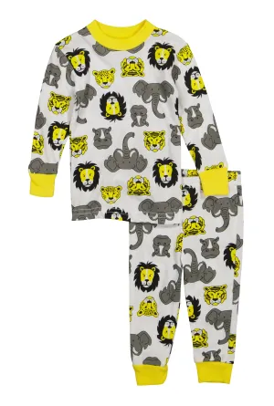 Baby Boys 12-24M Printed Pattern Pajama Top and Pants