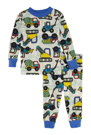 Baby Boys 12-24M Printed Pattern Pajama Top and Pants