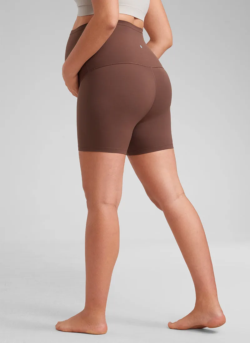 Butterluxe Maternity Shorts 4''- Super High Waist