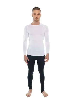 Designer Raglan Crew-Neck Tee - Long Sleeve (Arctic White)