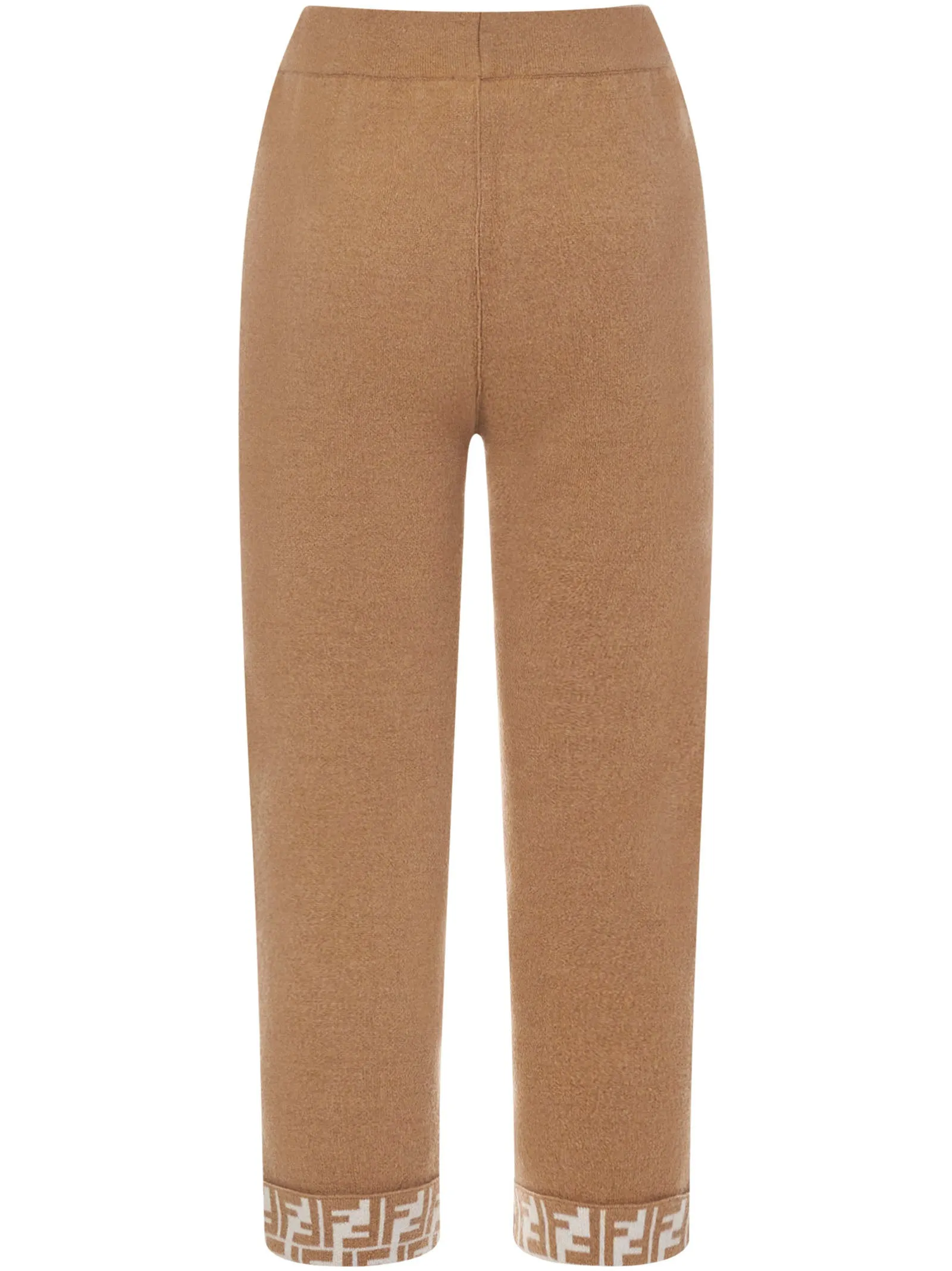 Fendi Kids FF Logo High-Waisted Trousers