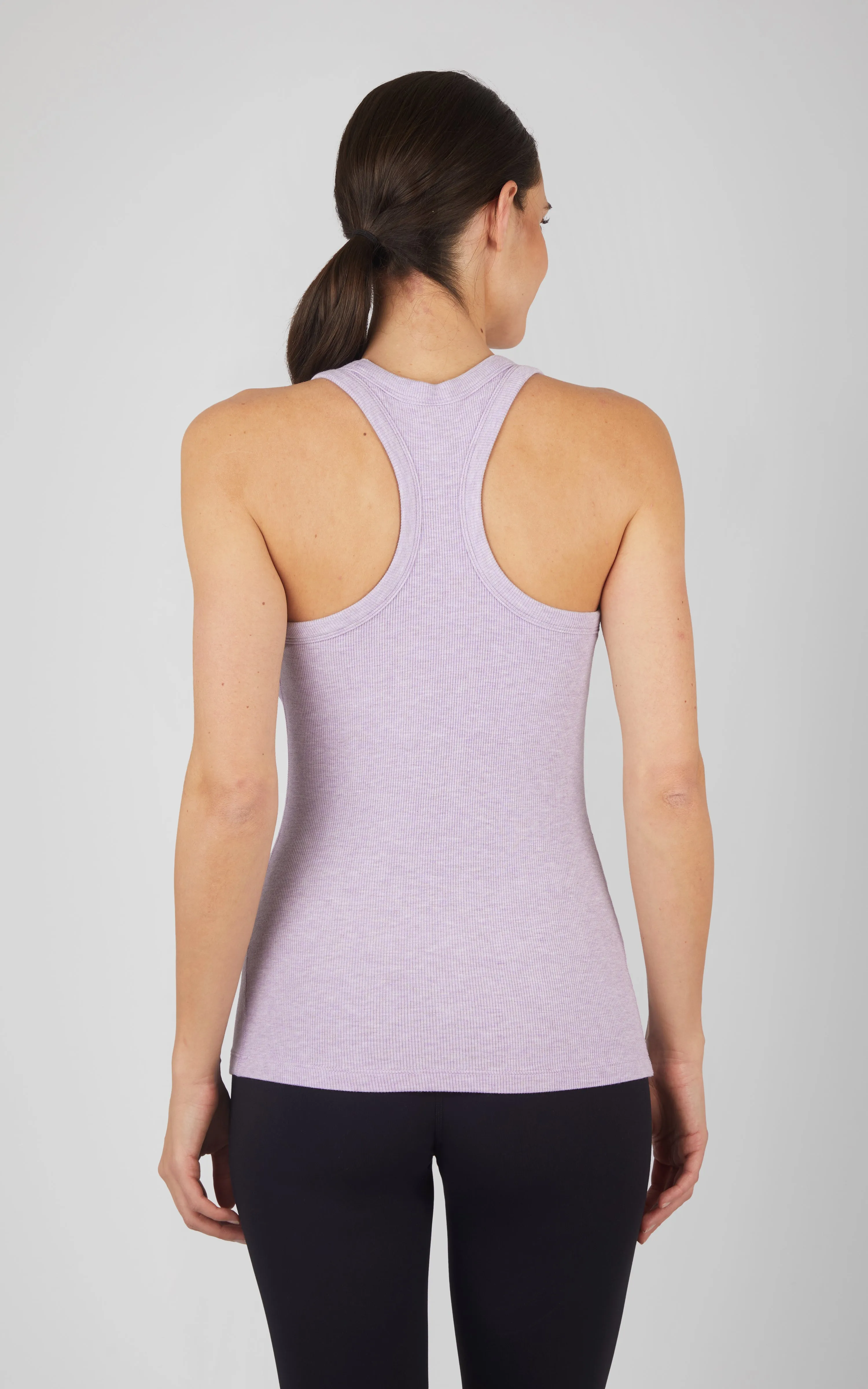 Heavenly Ribbed Longline Racerback Tank