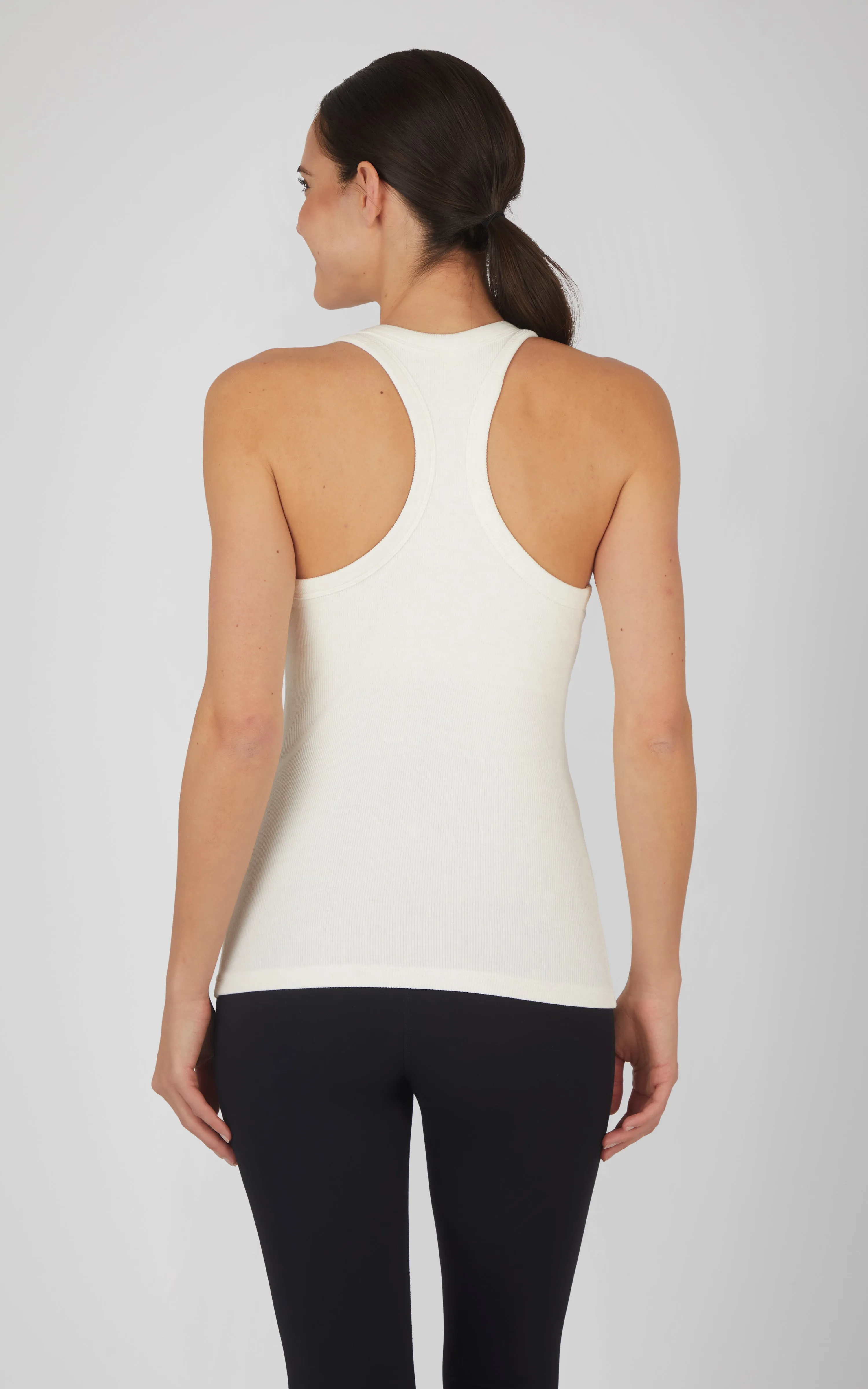 Heavenly Ribbed Longline Racerback Tank