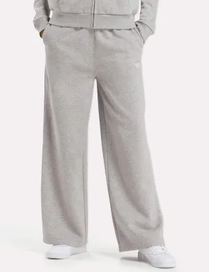 Identity Fleece Wide Leg Pants - Medium Grey Heather