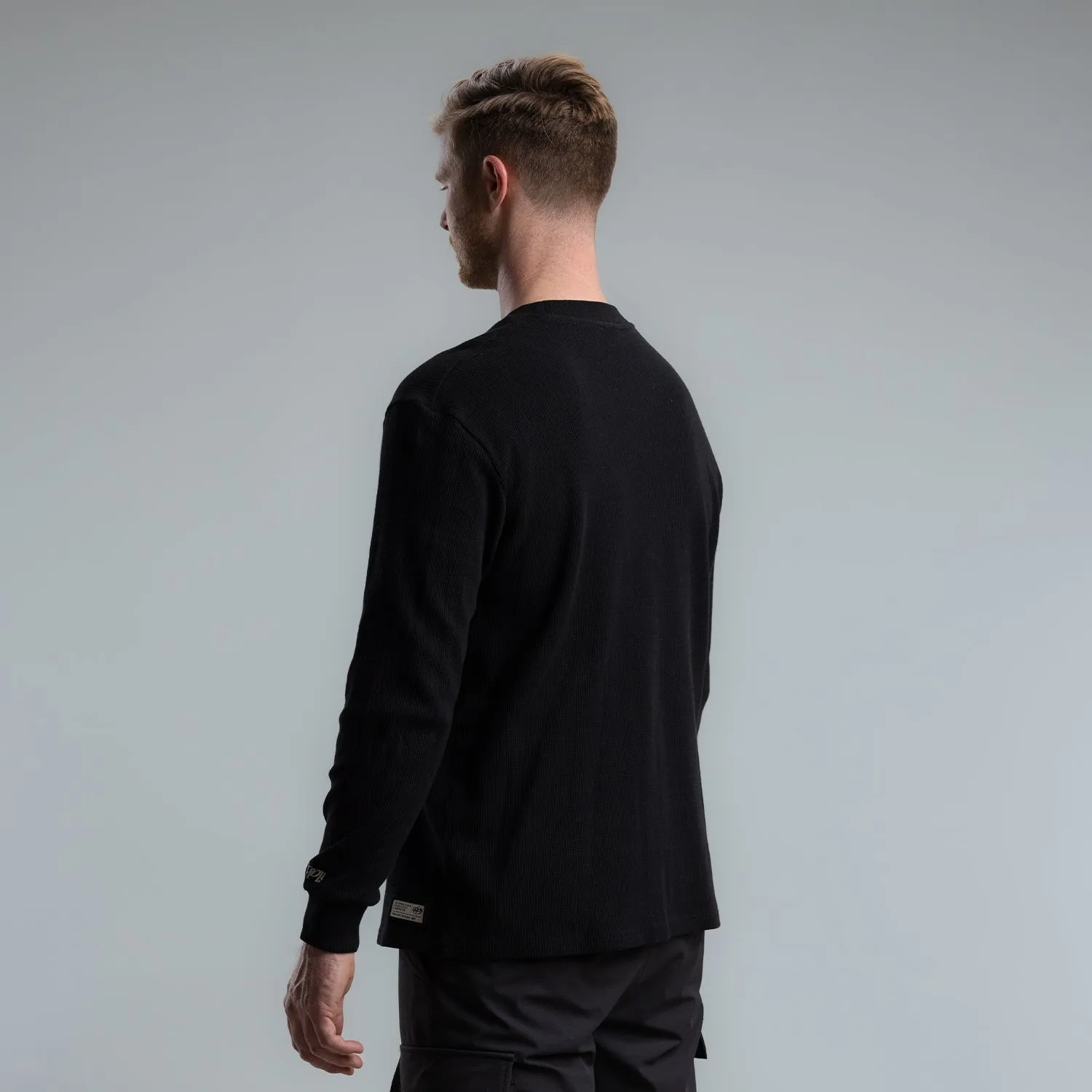 Italic Waffle Long Sleeve Tee Men's
