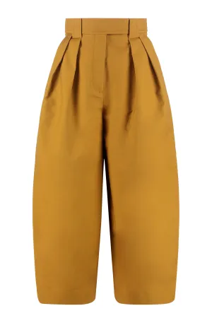 Khaite High-Rise Wide-Leg Pants