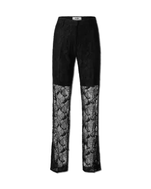 Lace Straight Leg Pants