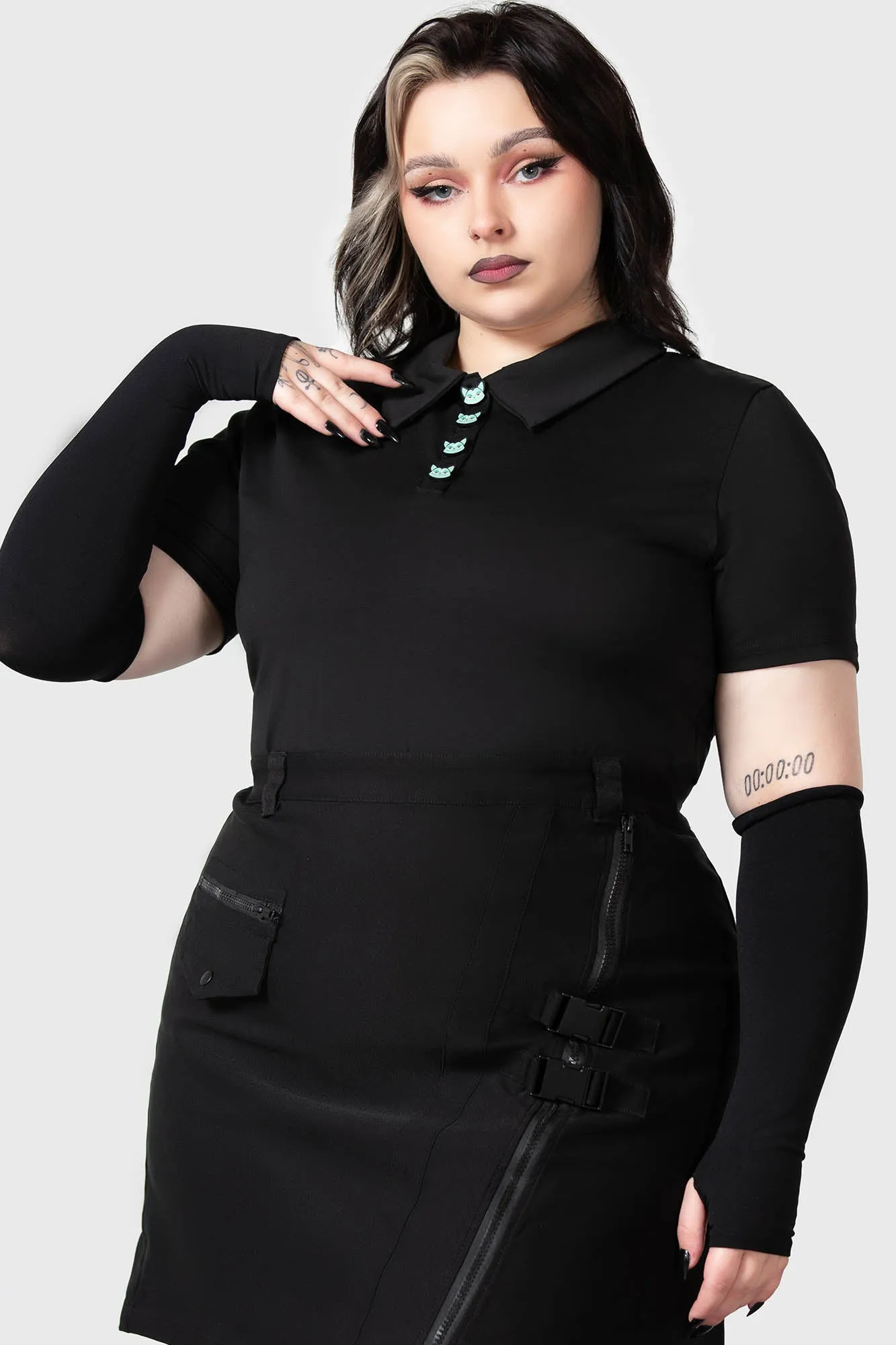 Lil Vampurr Collar Top