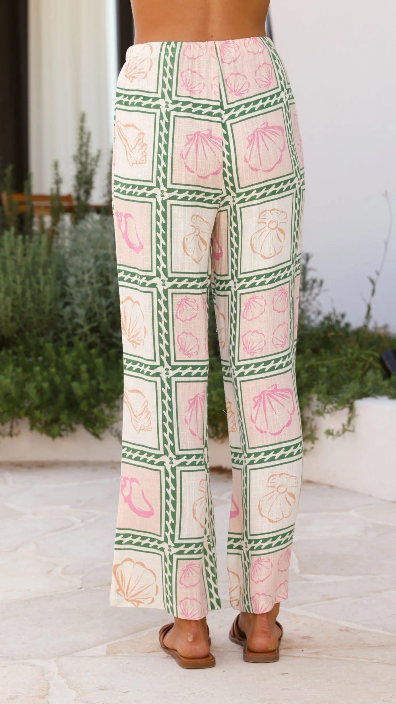 Lisa Pants - Coastal Print