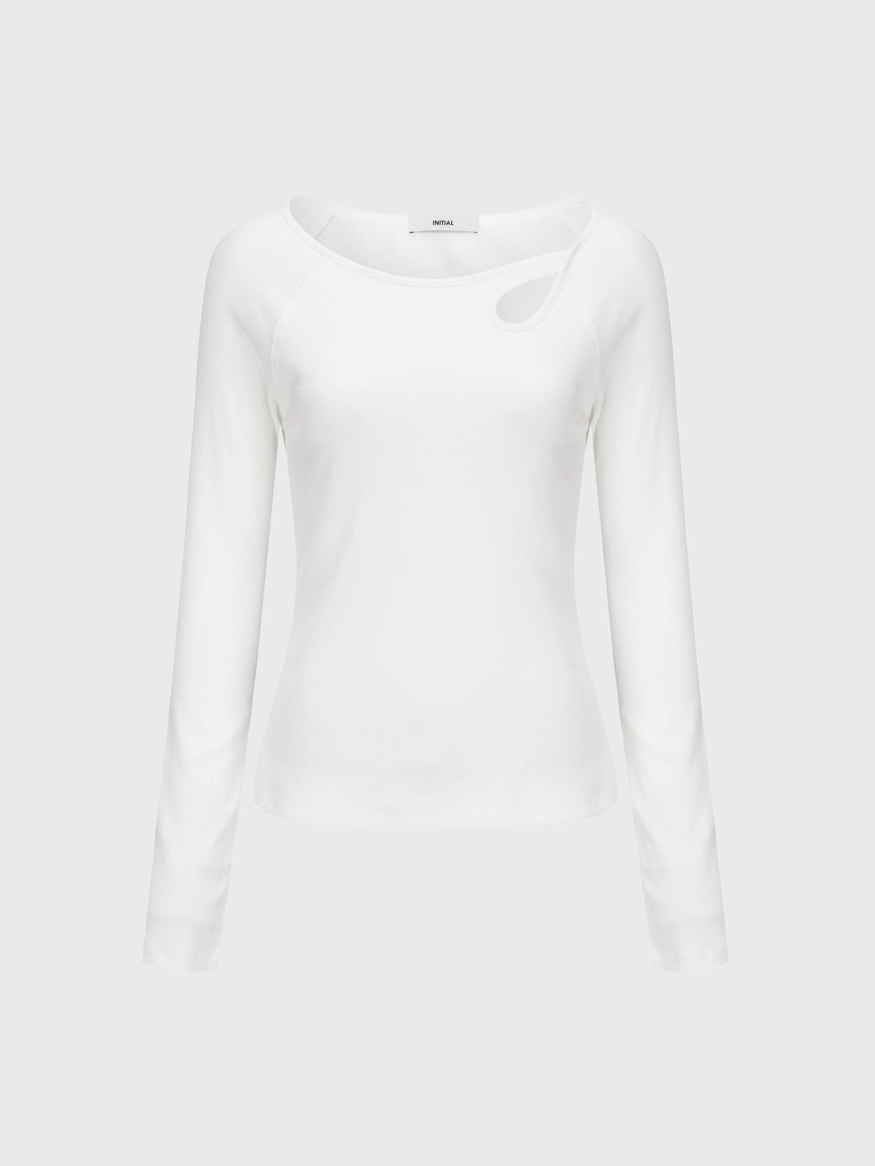 Long Sleeve Bridge-Neck Top