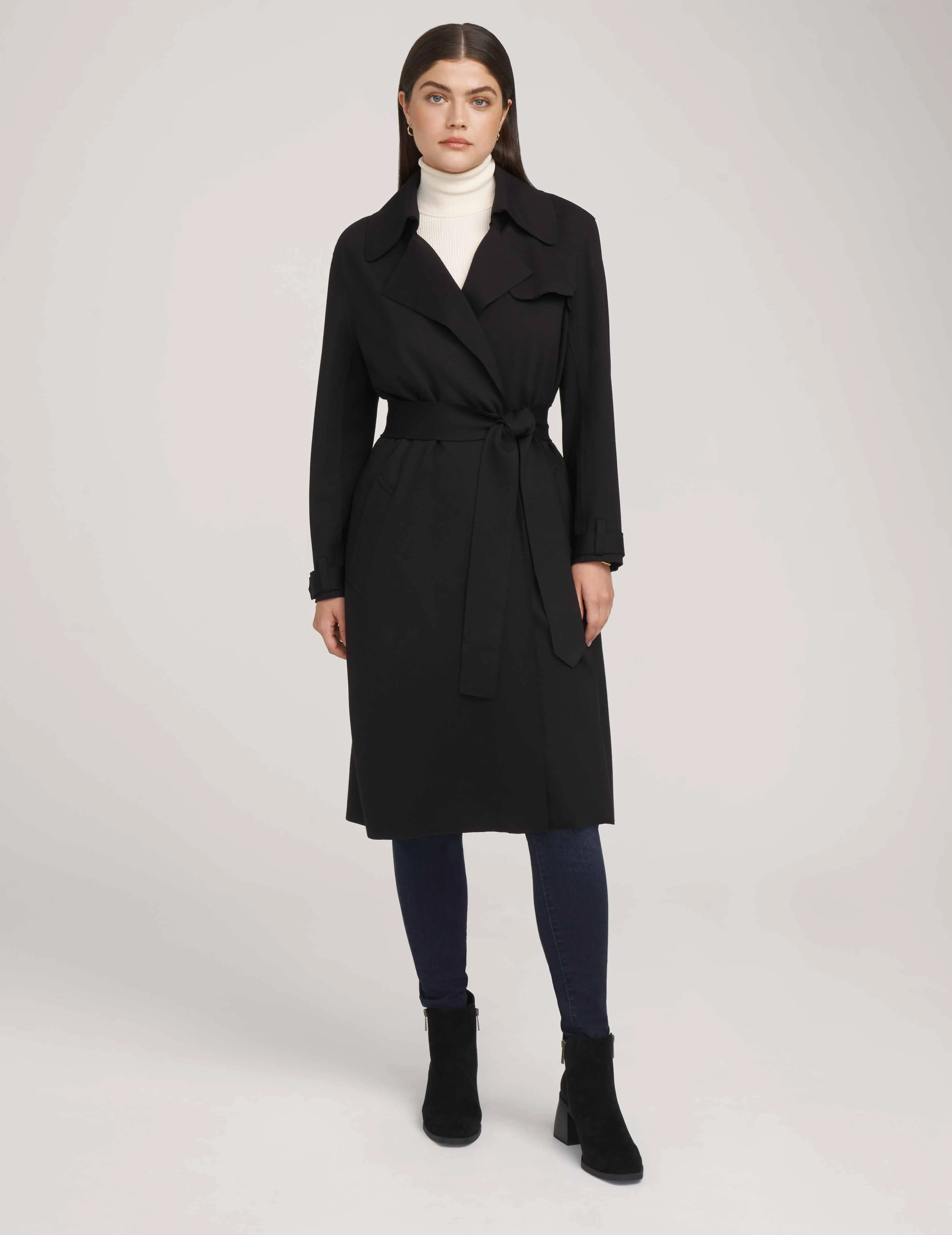 Long Volume Compression Trench Jacket- Sale
