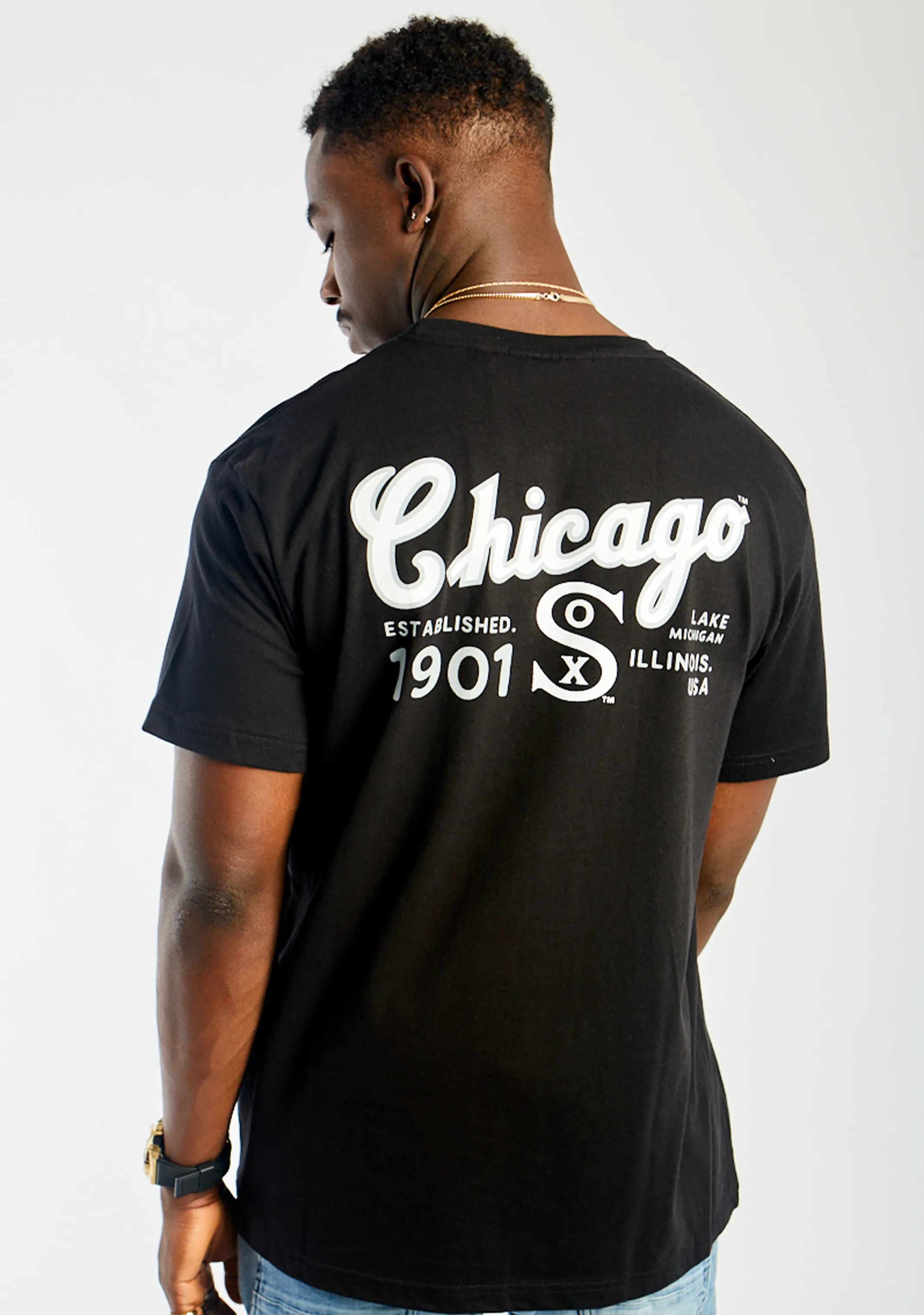 Majestic Men’s Athletic Chicago White Sox Script Tee