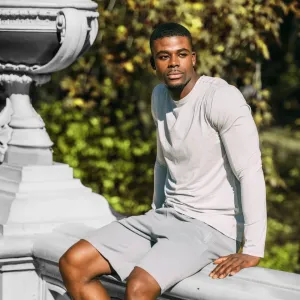 Mens Crew Neck Long Sleeve Shirt