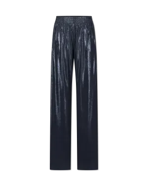 Metallic Straight Leg Sweatpants