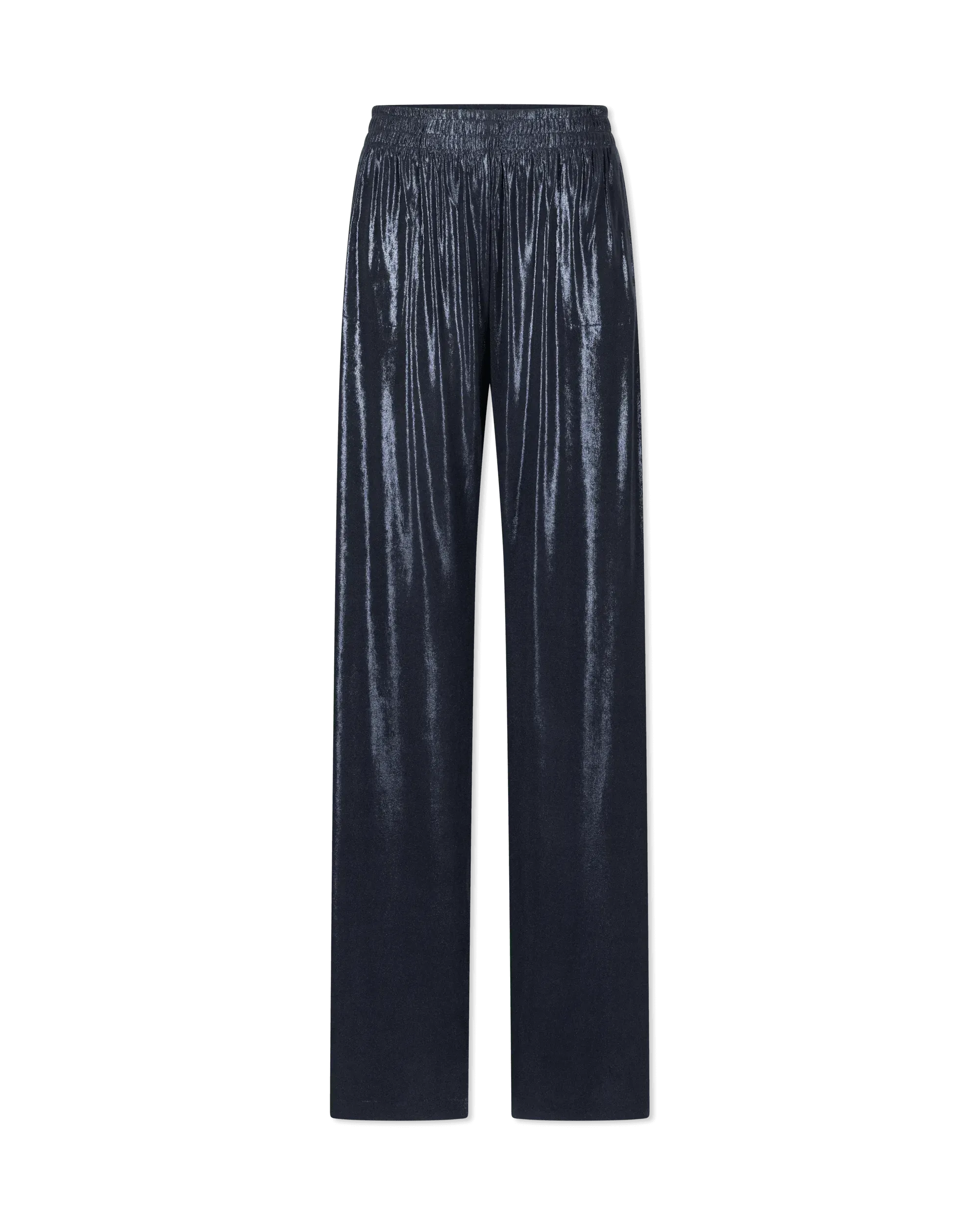 Metallic Straight Leg Sweatpants