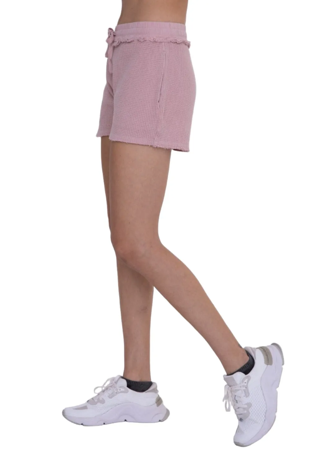 Mono B Distressed Mineral-Washed Shorts KP11893