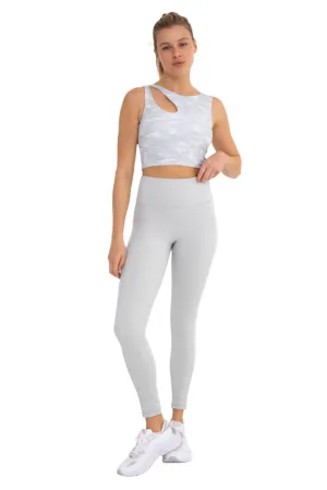 Mono B Newport No Front Seam Splice Swoop Highwaist Leggings APH-A0738