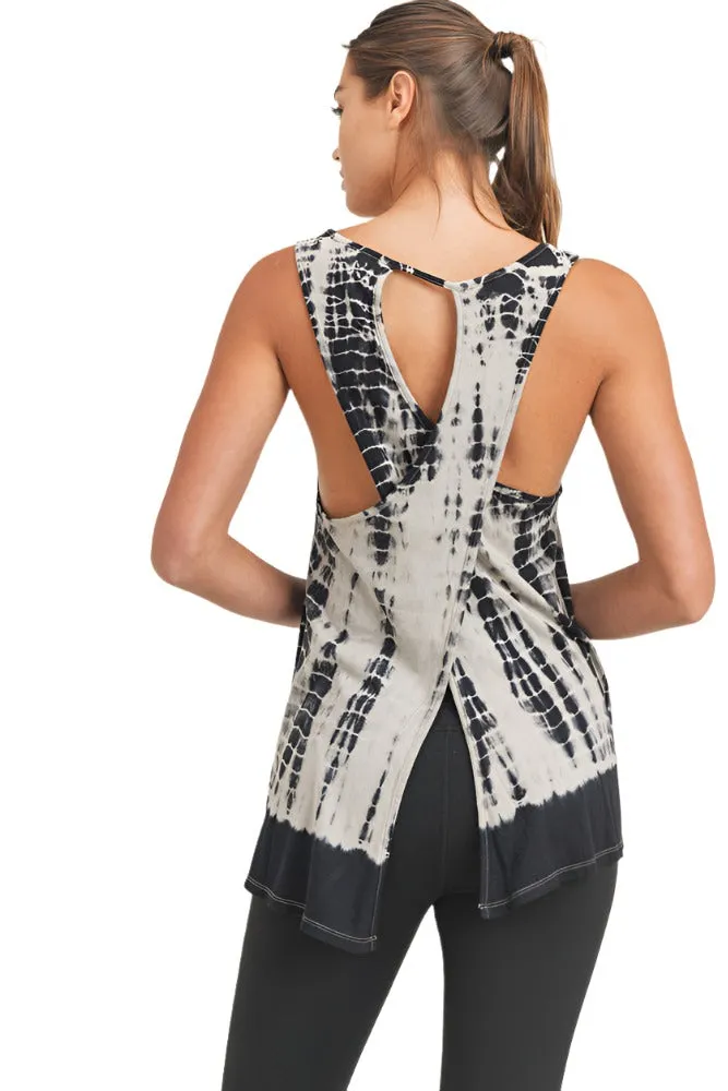Mono B Tie Dyed Crossover Tank KT11707