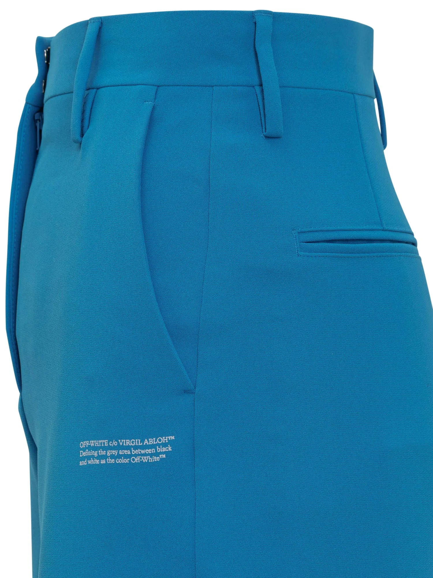 Off-White High Waist Logo Printed Trousers