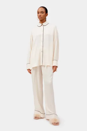 Pastelle Oversized Pants in Off-white