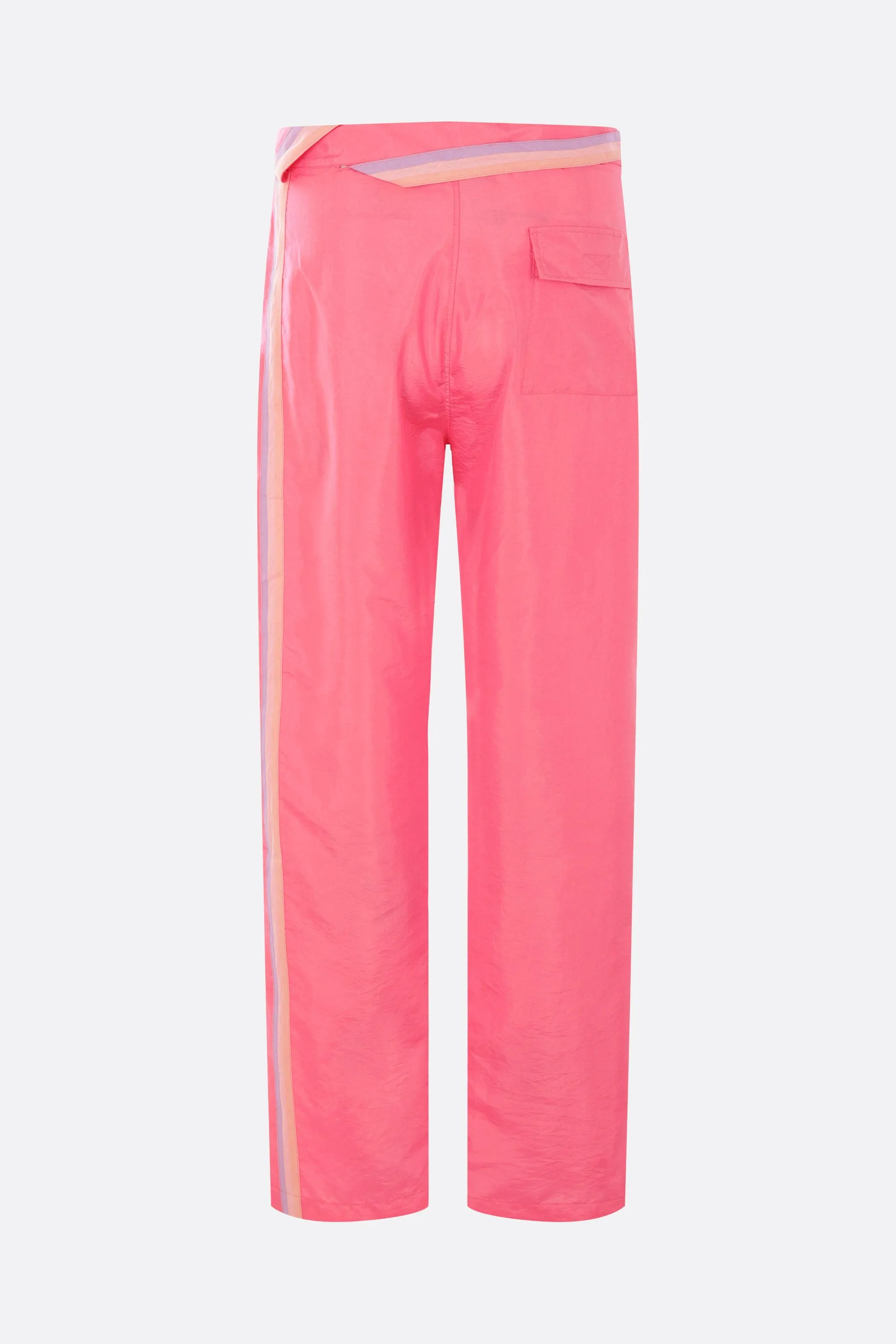 Pineta straight-leg nylon trousers