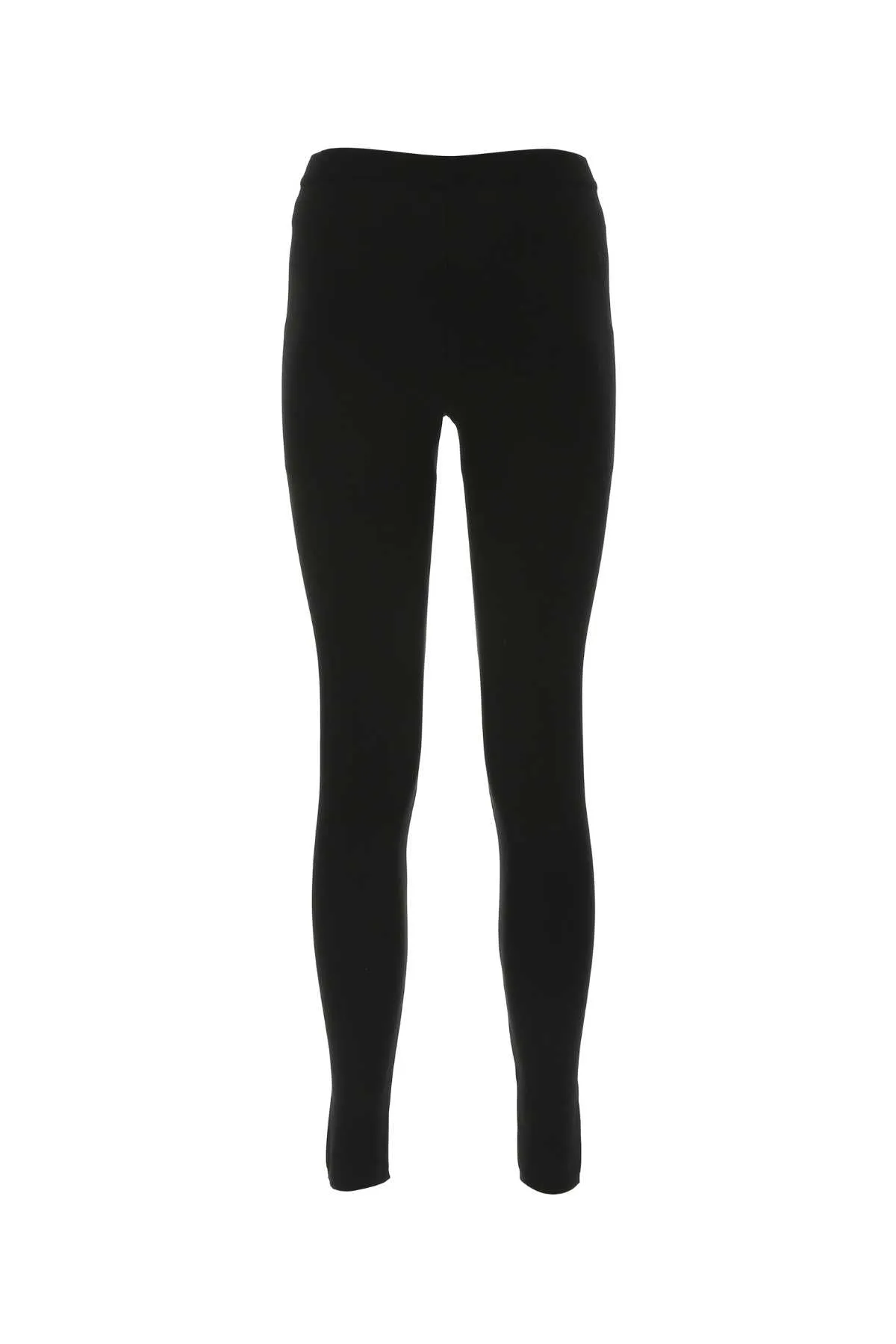 Prada Logo Plaque High Waist Leggings