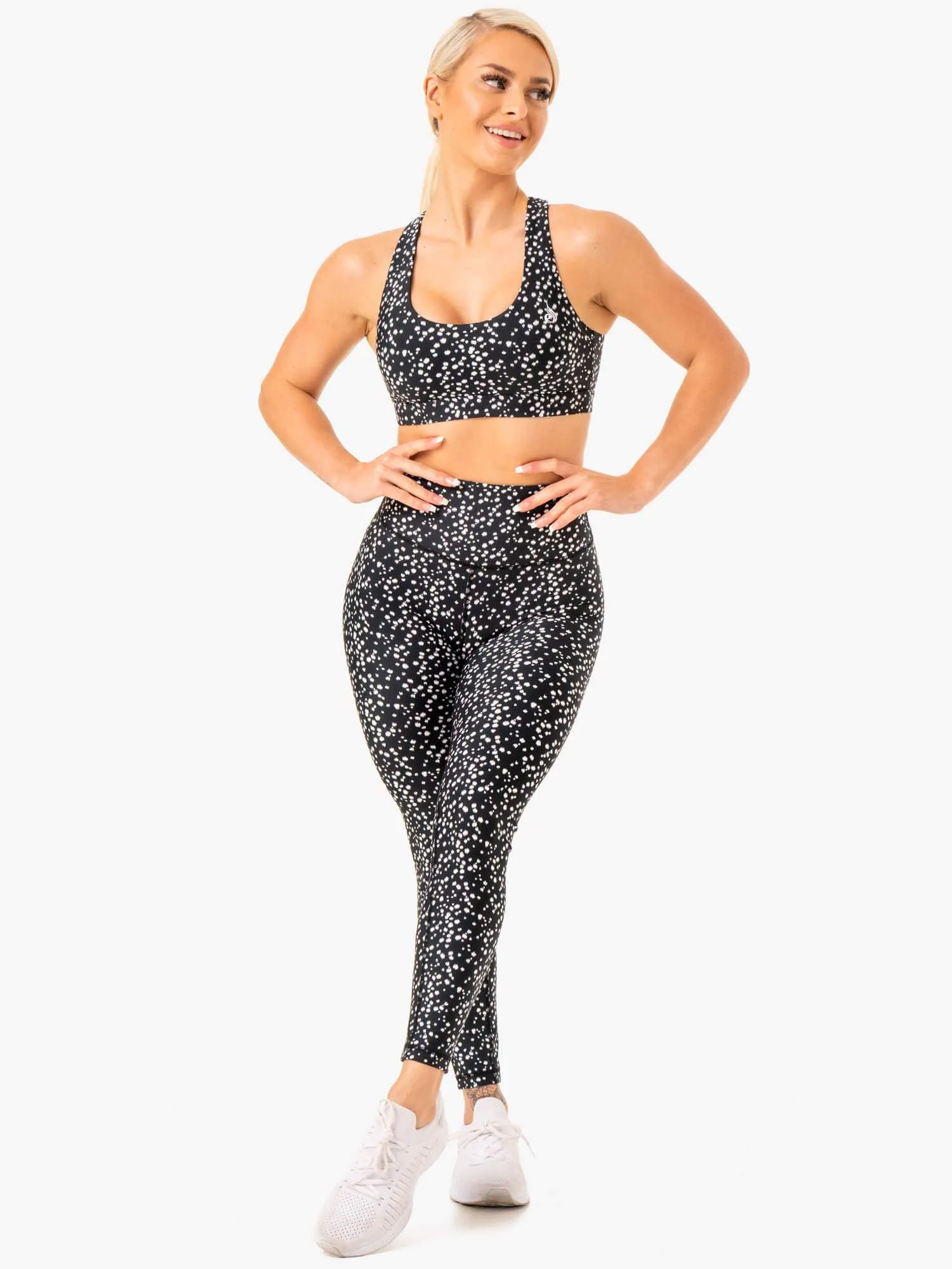 Reform Sports Bra - Black Speckle