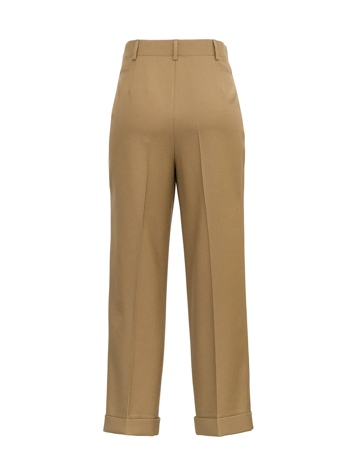Saint Laurent High-Waisted Cropped Trousers