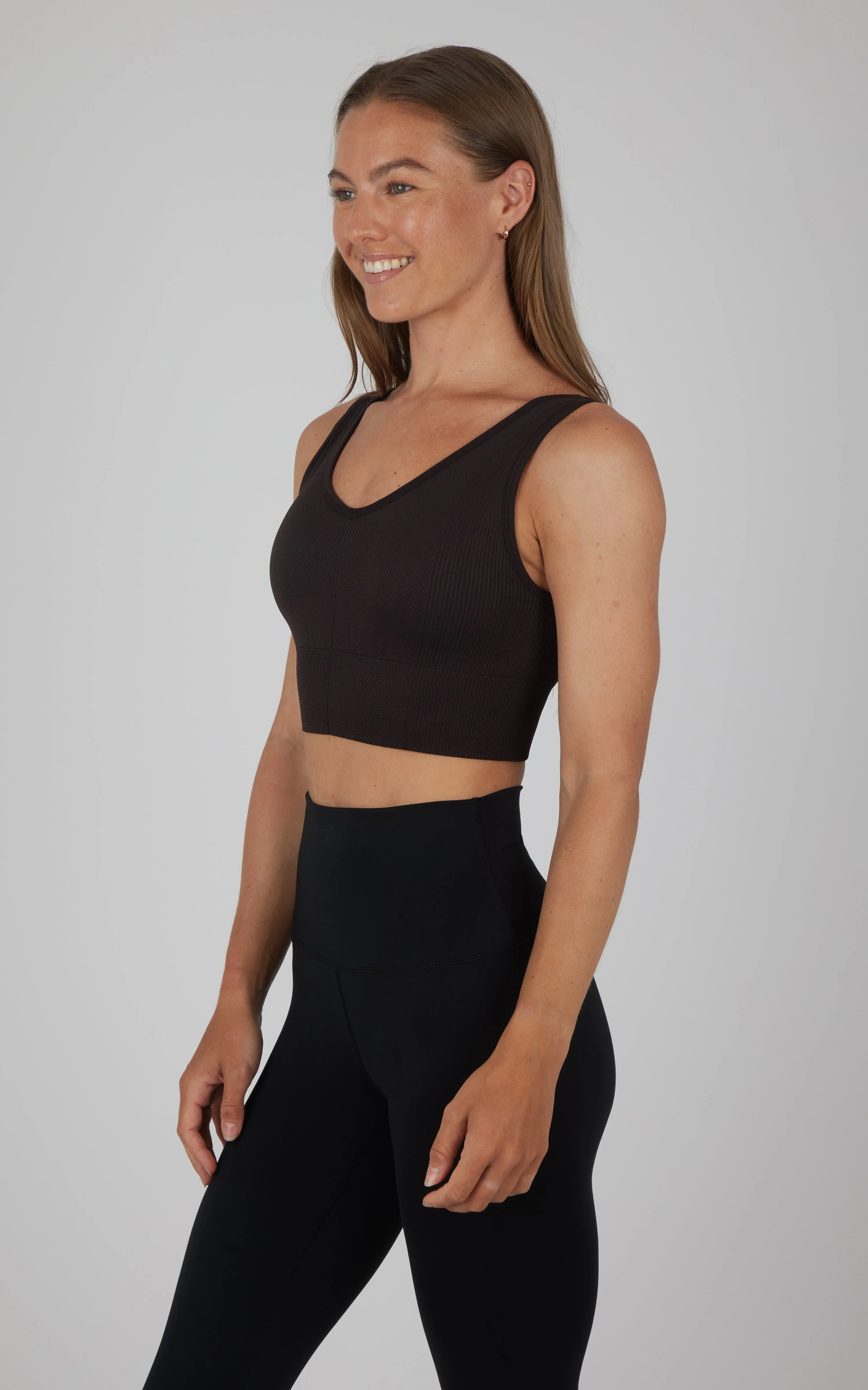 Seamless Multitextured Bra