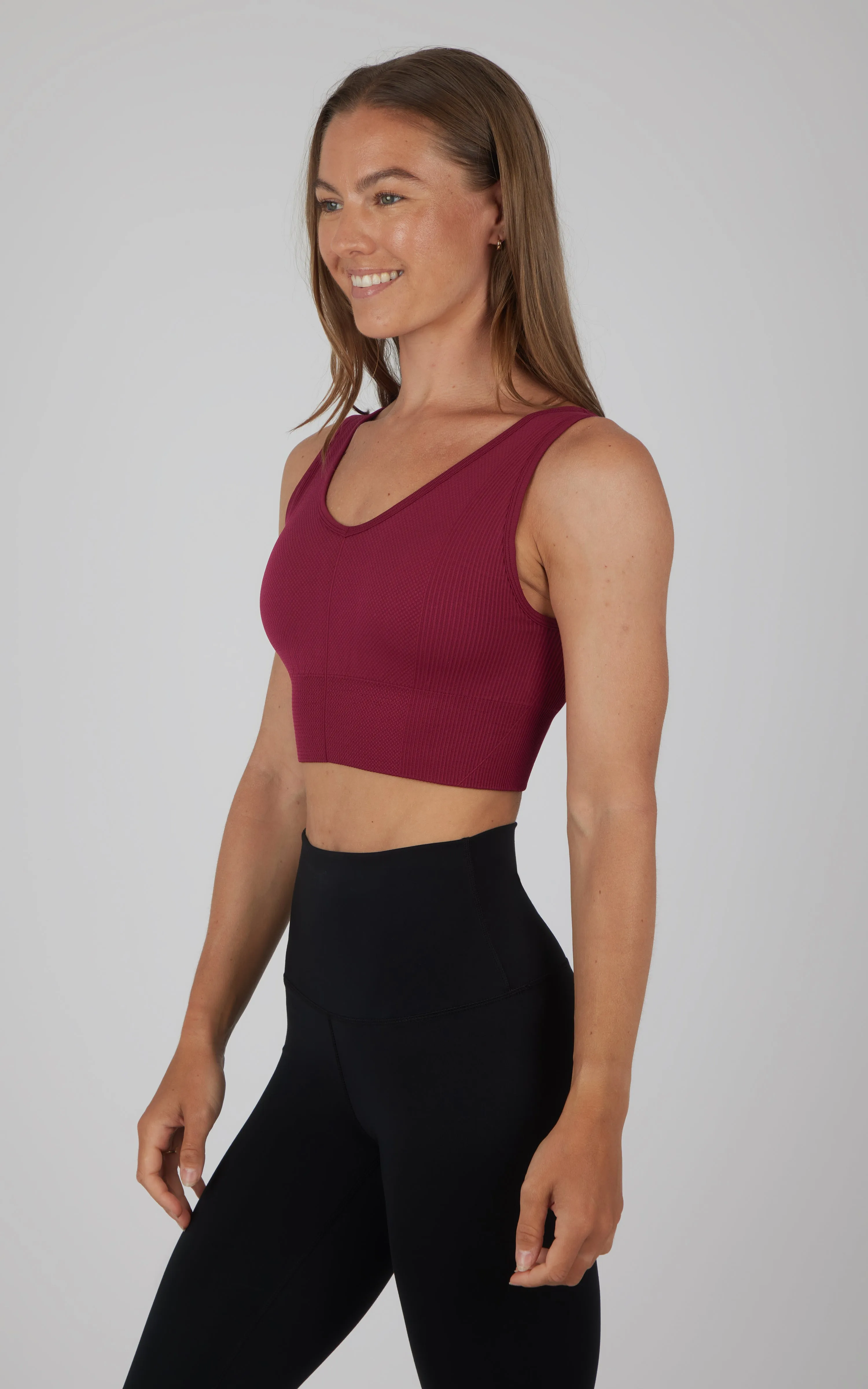 Seamless Multitextured Bra