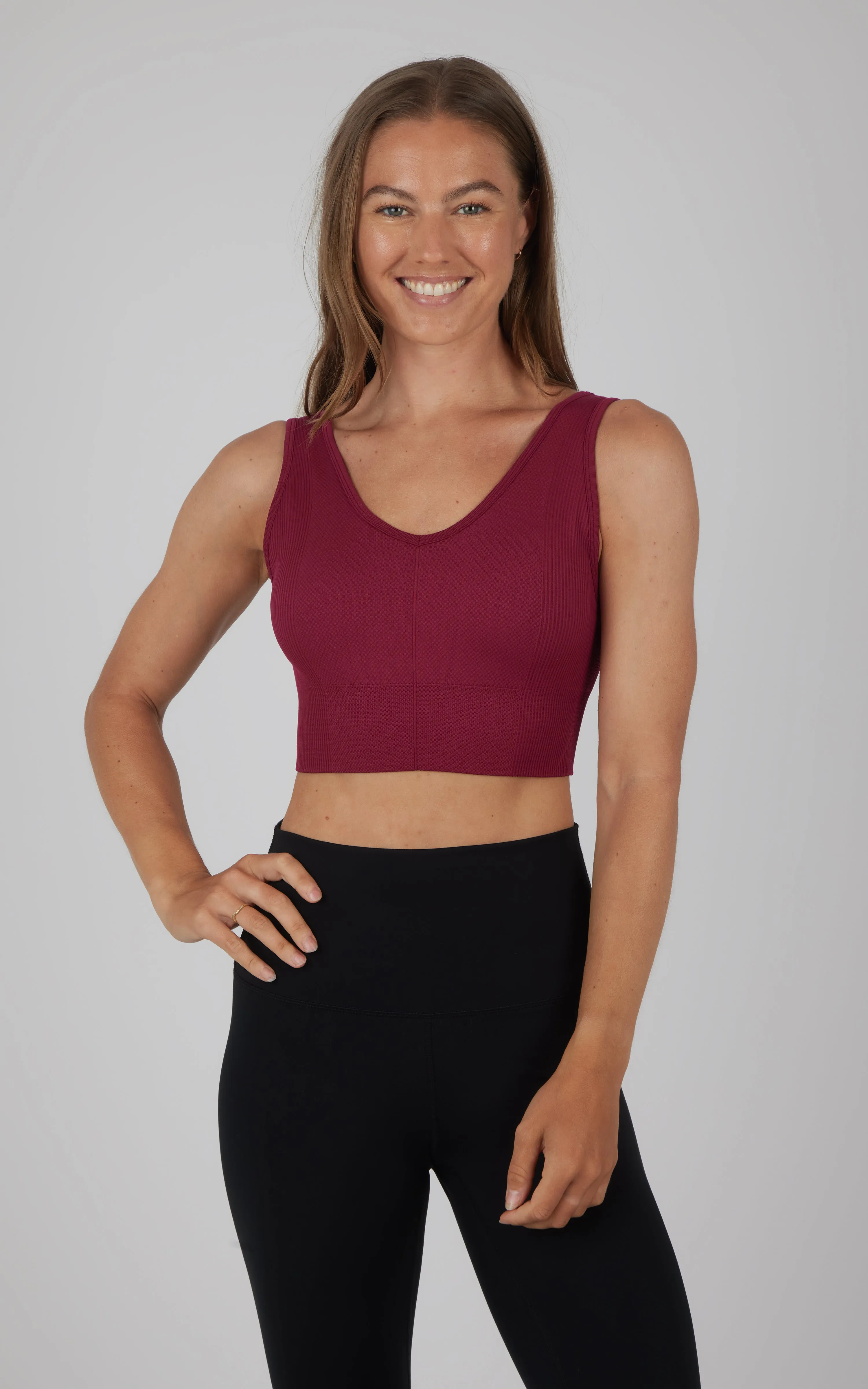 Seamless Multitextured Bra