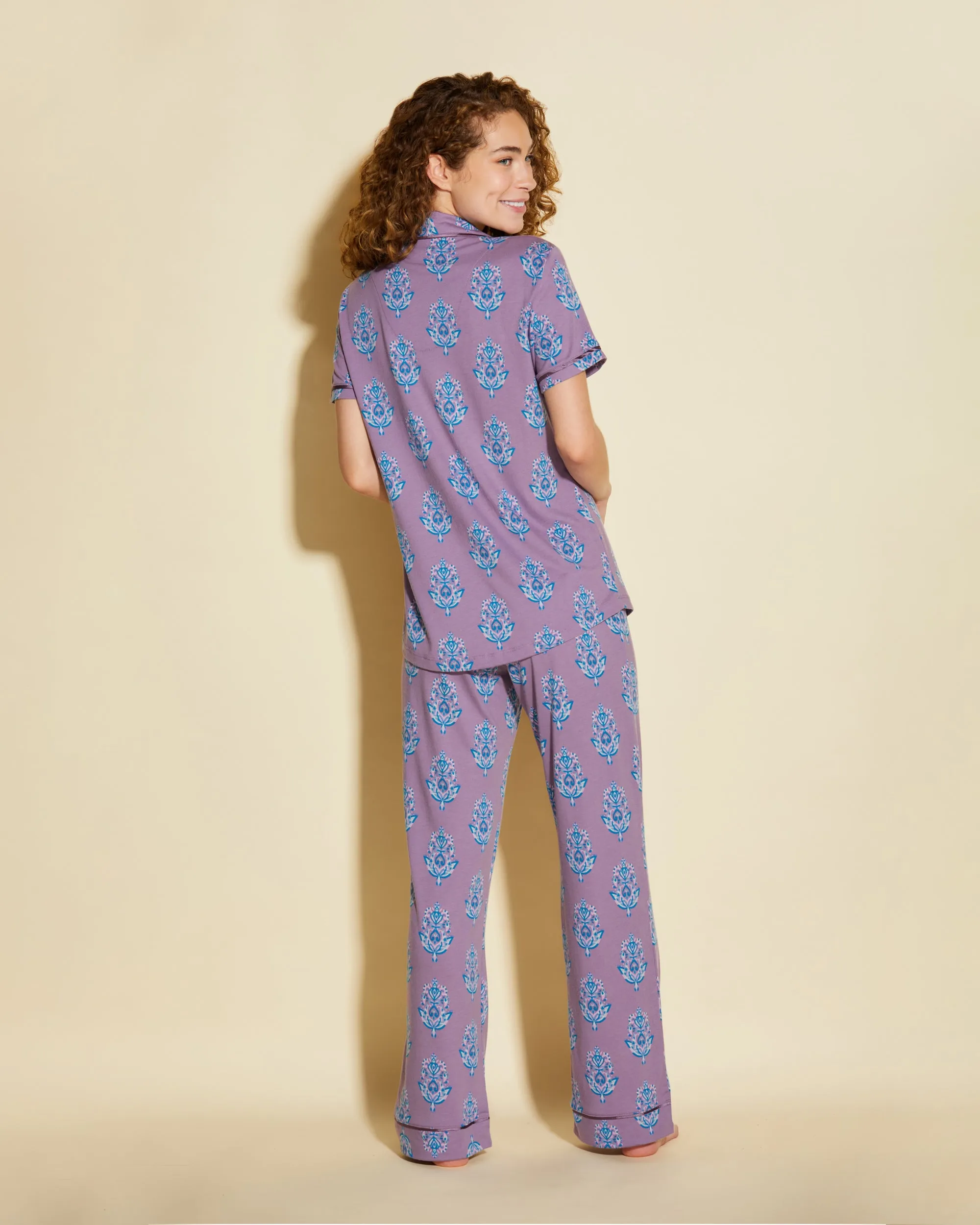 Short Sleeve Top & Pant Pajama Set