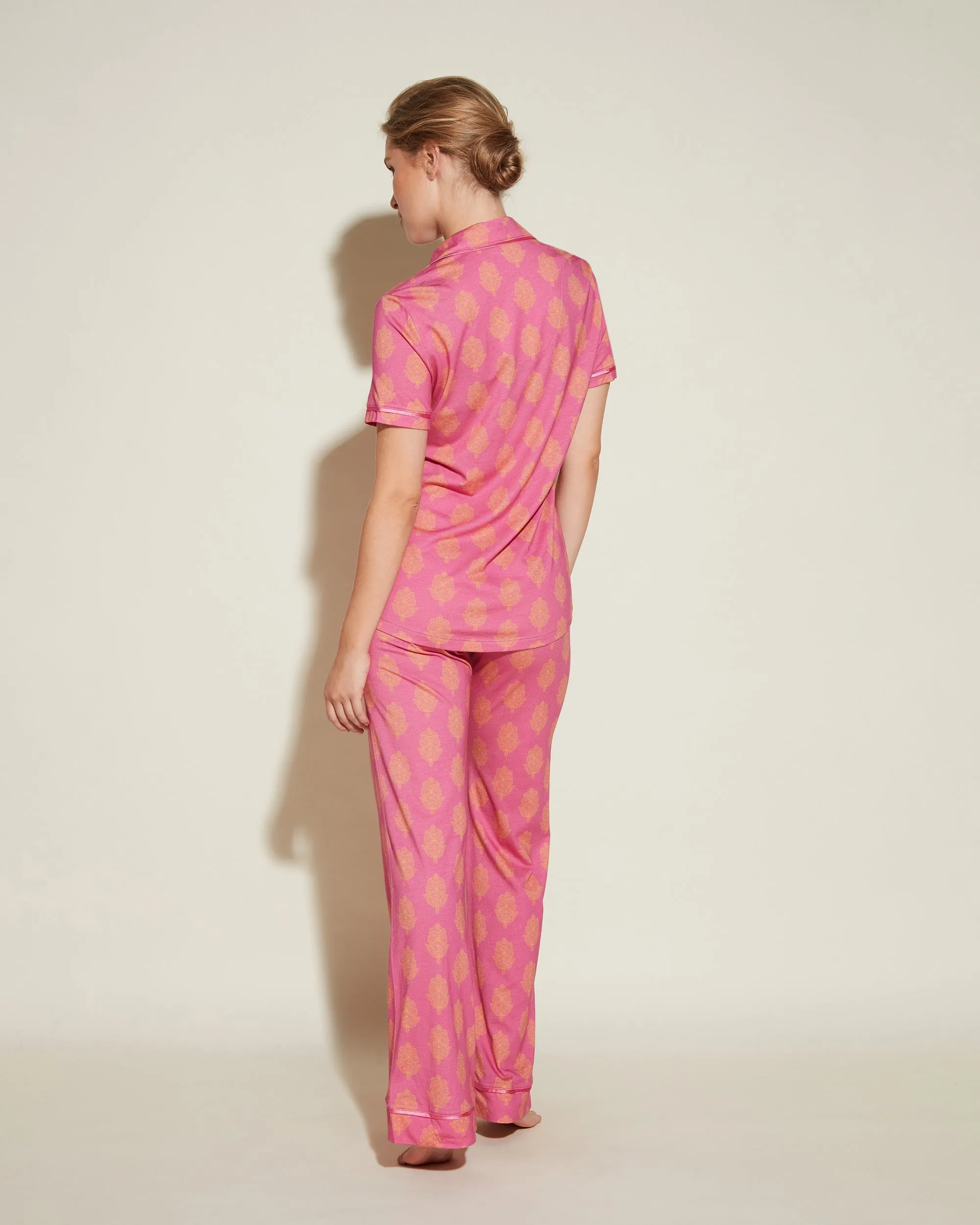 Short Sleeve Top & Pant Pajama Set
