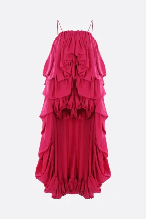 silk asymmertric jumpsuit