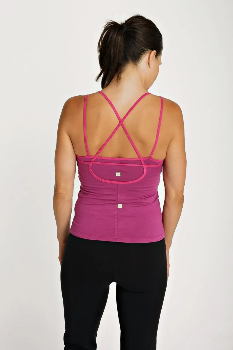 Sustain Yoga Halter (Plum)